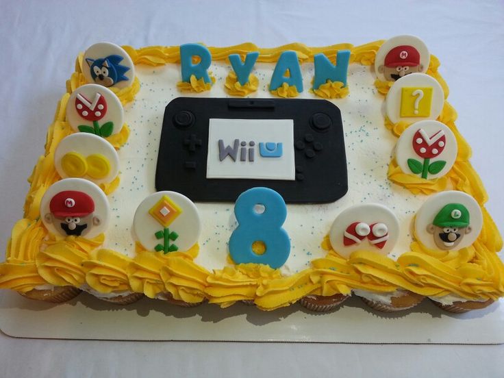 Wii U Birthday Cake