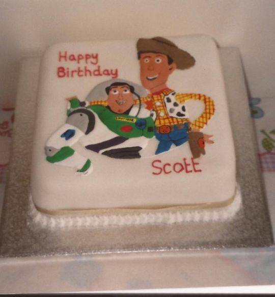 Woody and Buzz Birthday Cake