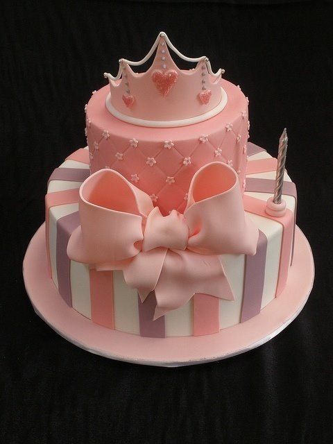 7 Photos of 1 Year Old Princess Birthday Cakes