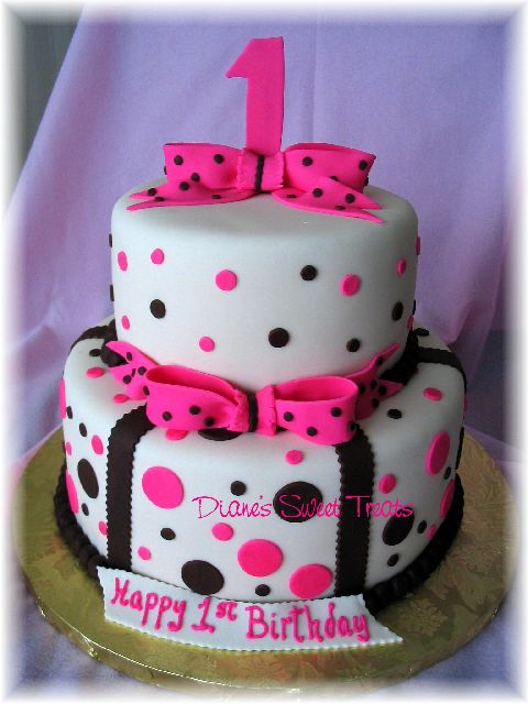 1st Birthday Cake Ideas for Girls