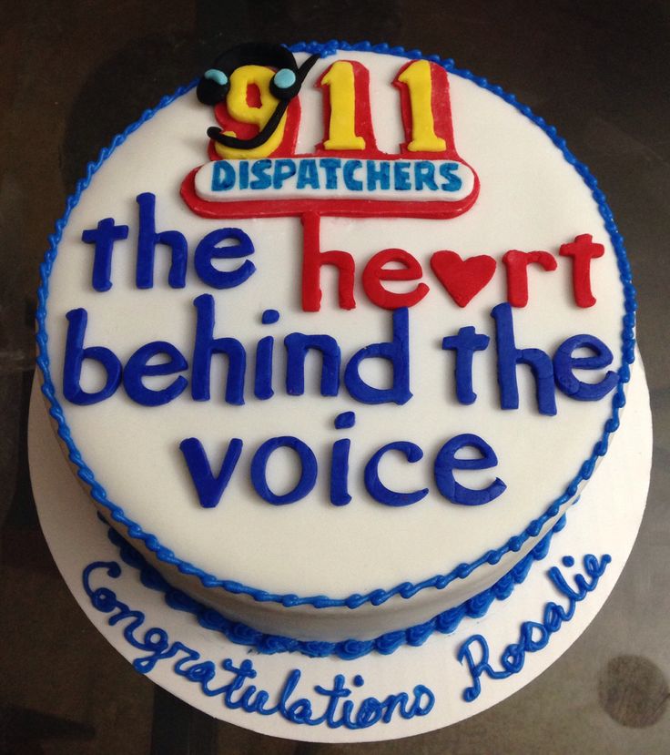 911 Dispatcher Cake