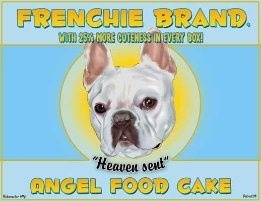 Angel French Bulldog Print