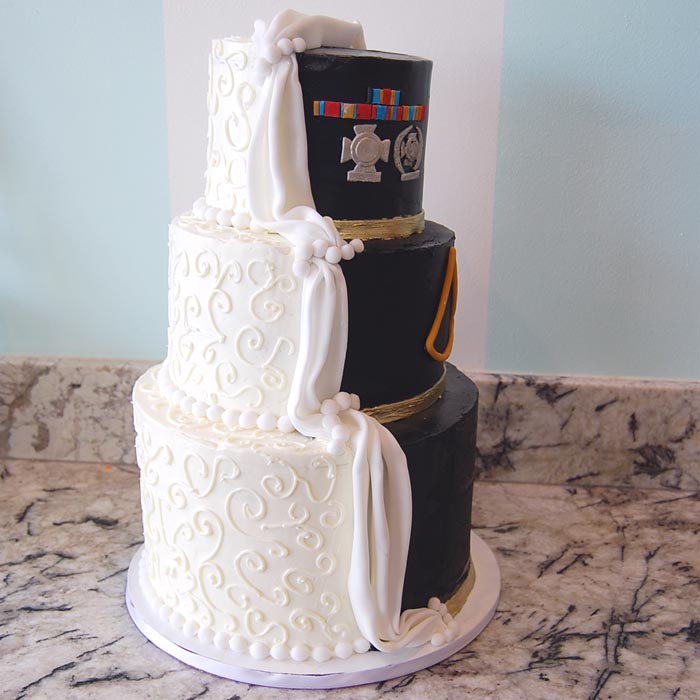 Army Wedding Cake