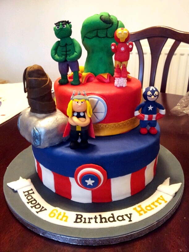 11 Photos of Pinterest Avengers Birthday Cakes For Boys