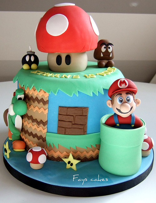 Awesome Super Mario Cake