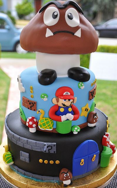 Awesome Super Mario Cake