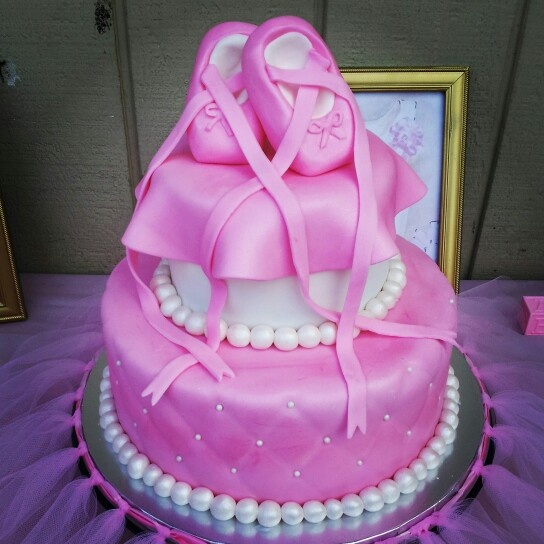 Ballerina Baby Shower Cake