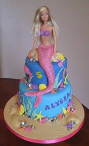 Barbie Mermaid Cake