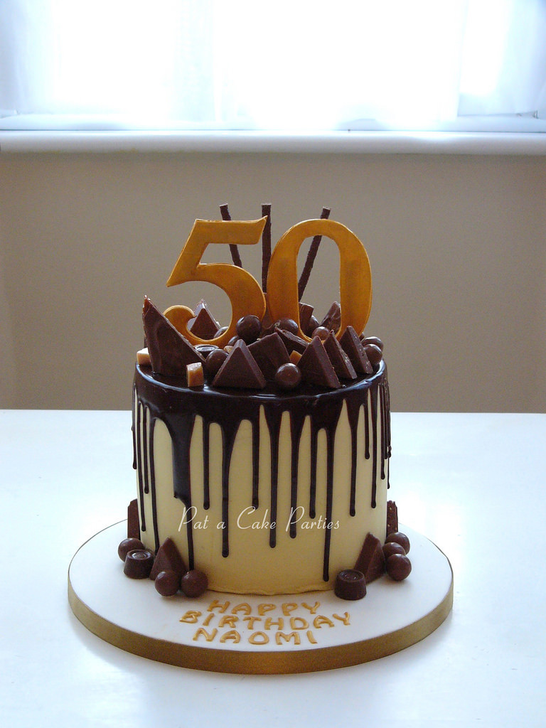 Birthday Cake Chocolate Drip