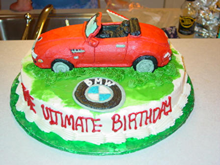 BMW Birthday Cake