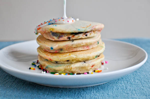 Cake Batter Pancakes