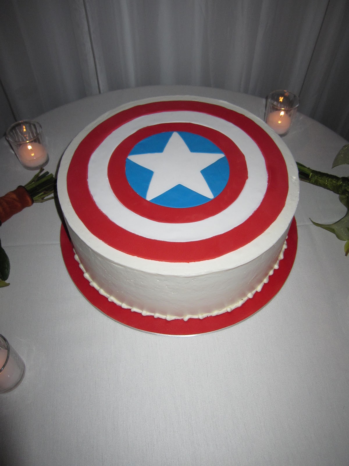 Captain America Birthday Cake