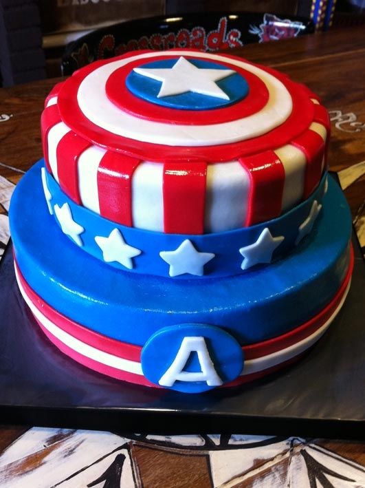 Captain America Cake Ideas