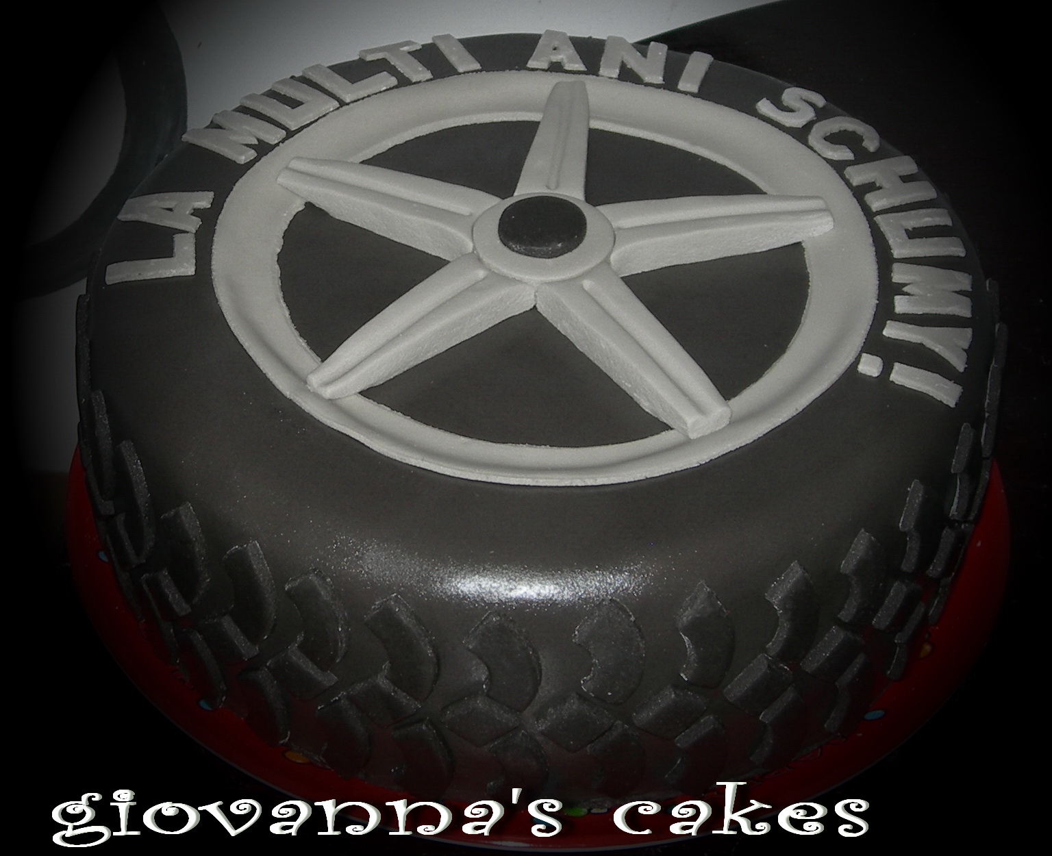 Car Wheel Cakes for Men