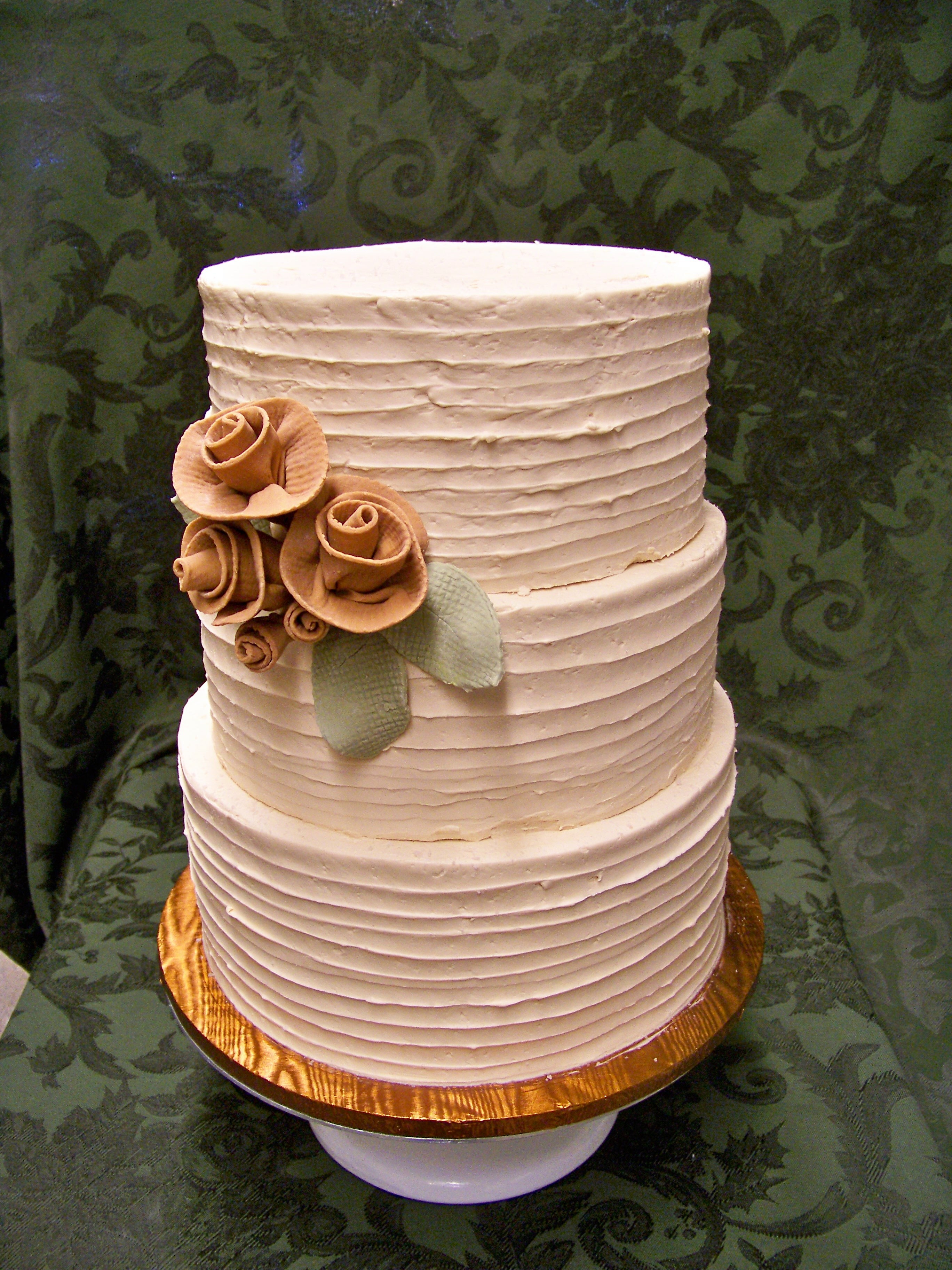 Casual Elegant Wedding Cake