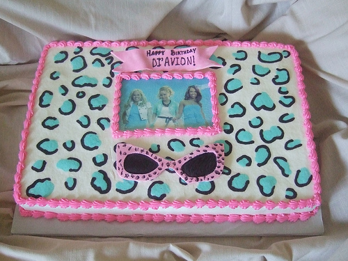 Cheetah Birthday Cake