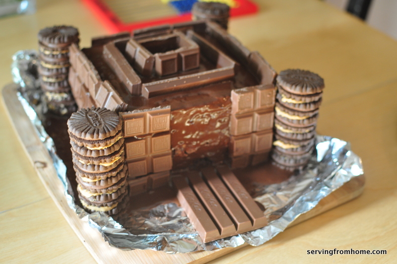 Chocolate Birthday Cake Castle