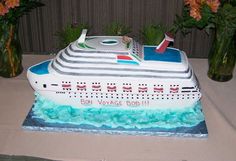 Cruise Ship Birthday Cake