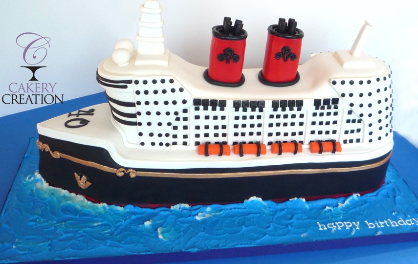 Cruise Ship Birthday Cake