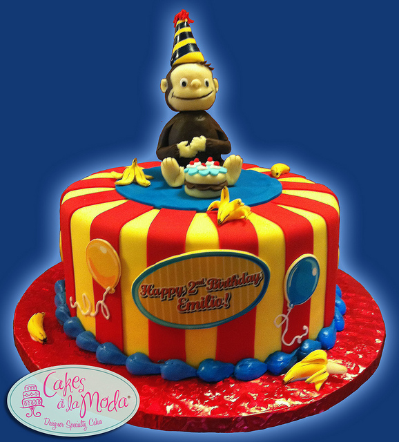 Curious George Birthday Cake