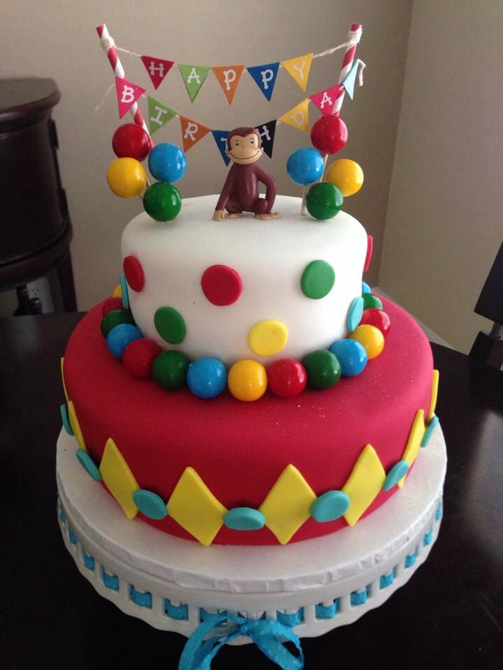 Curious George Birthday Cake