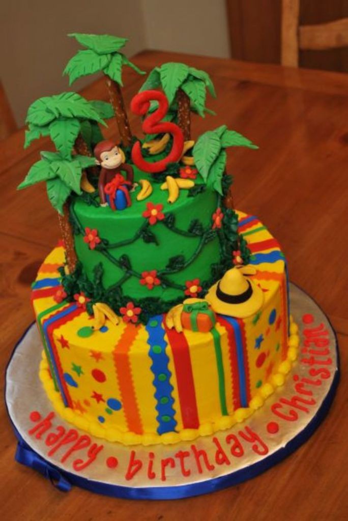 Curious George Birthday Cake