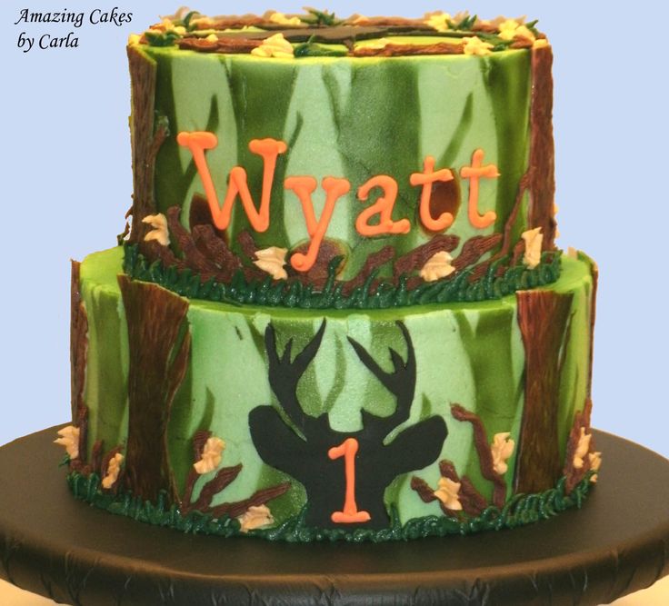 10 Photos of Hunter Camo Square Cakes