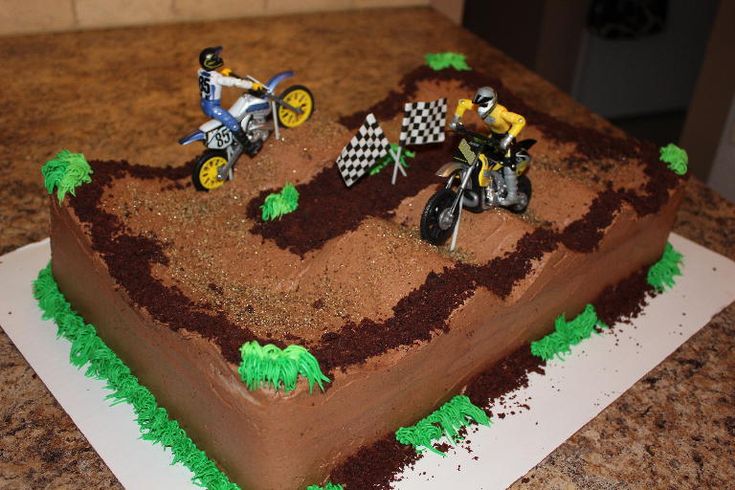 Dirt Bike Cake