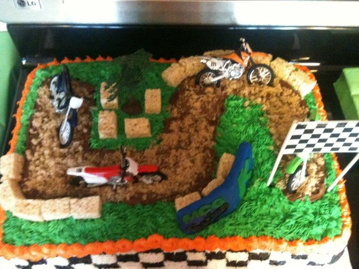 Dirt Bike Cake