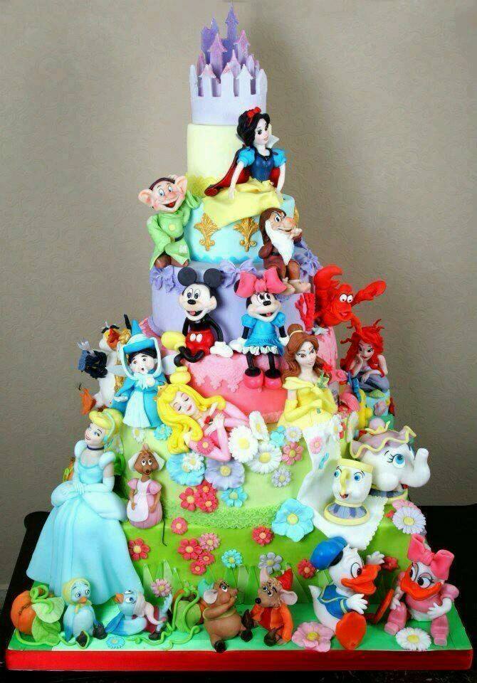 10 Photos of Disney Girl Bday Cakes