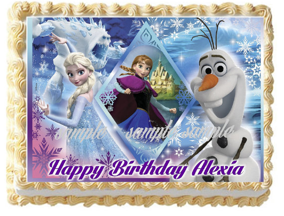 Disney Frozen Sheet Cake