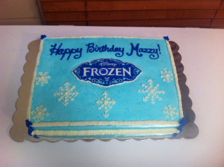 Disney Frozen Sheet Cake