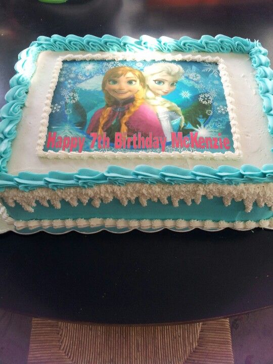 Disney Frozen Sheet Cake