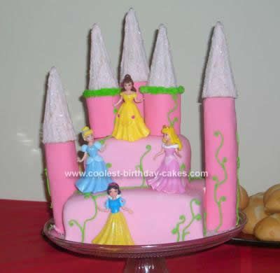 Disney Princess Castle Cake