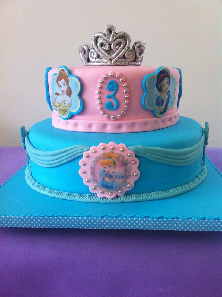 Disney Princess Cinderella Birthday Cake