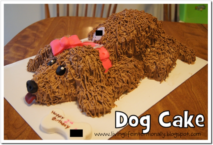 DIY Dog Birthday Cake