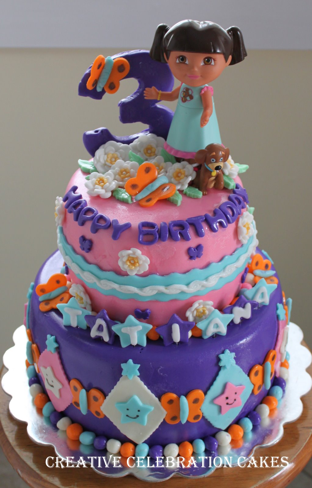 Dora Birthday Cake