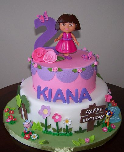 Dora Birthday Cake