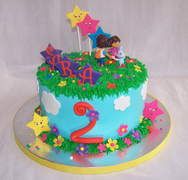 Dora & Diego Birthday Cake