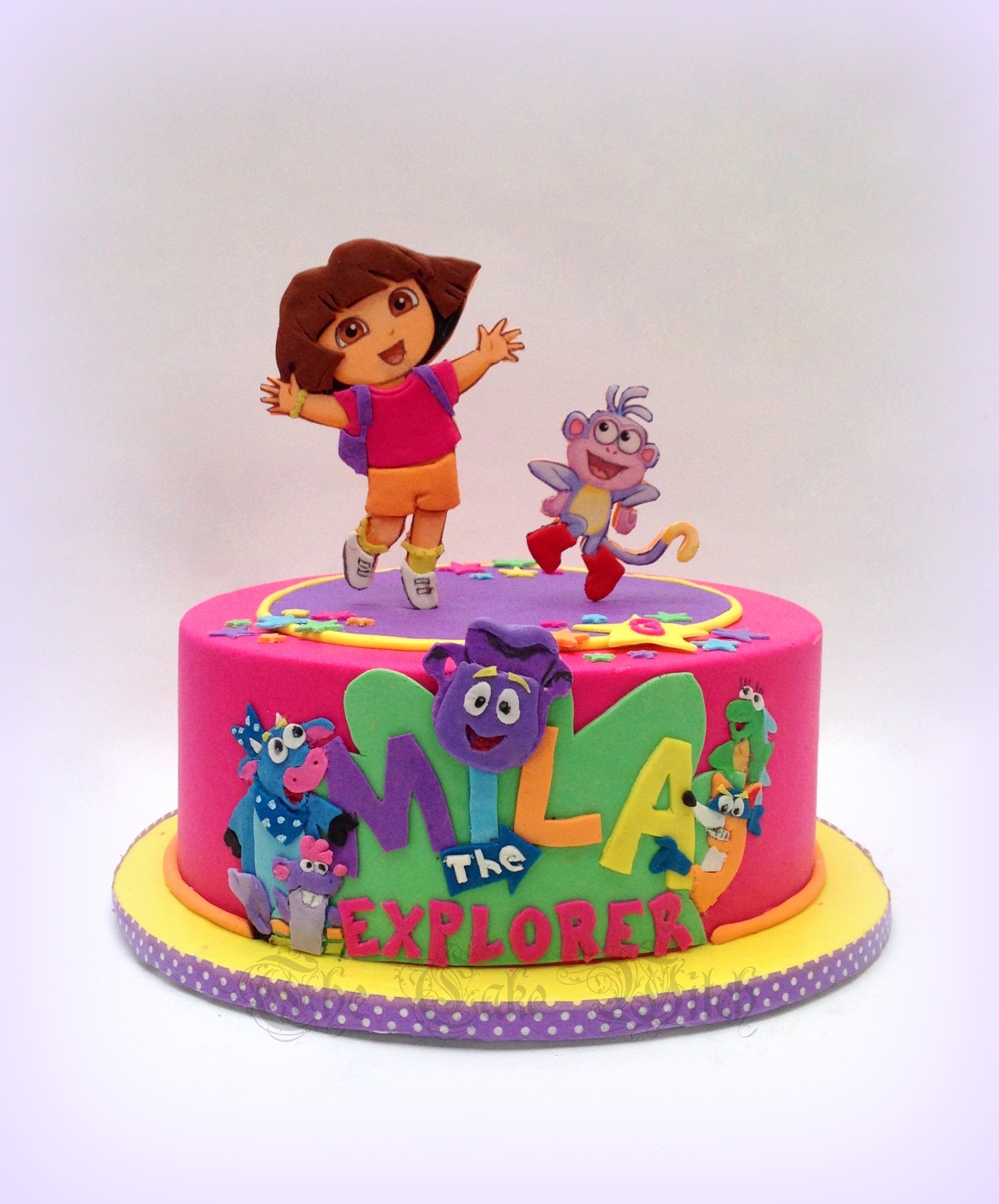 Dora Explorer Birthday Cake