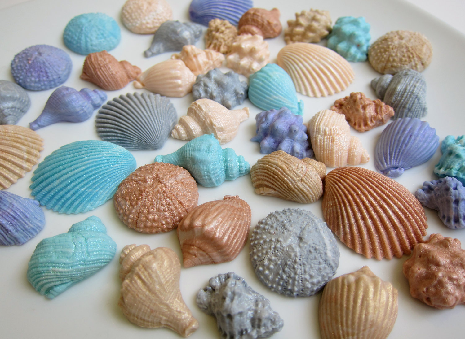 Edible Seashell Cupcake Toppers