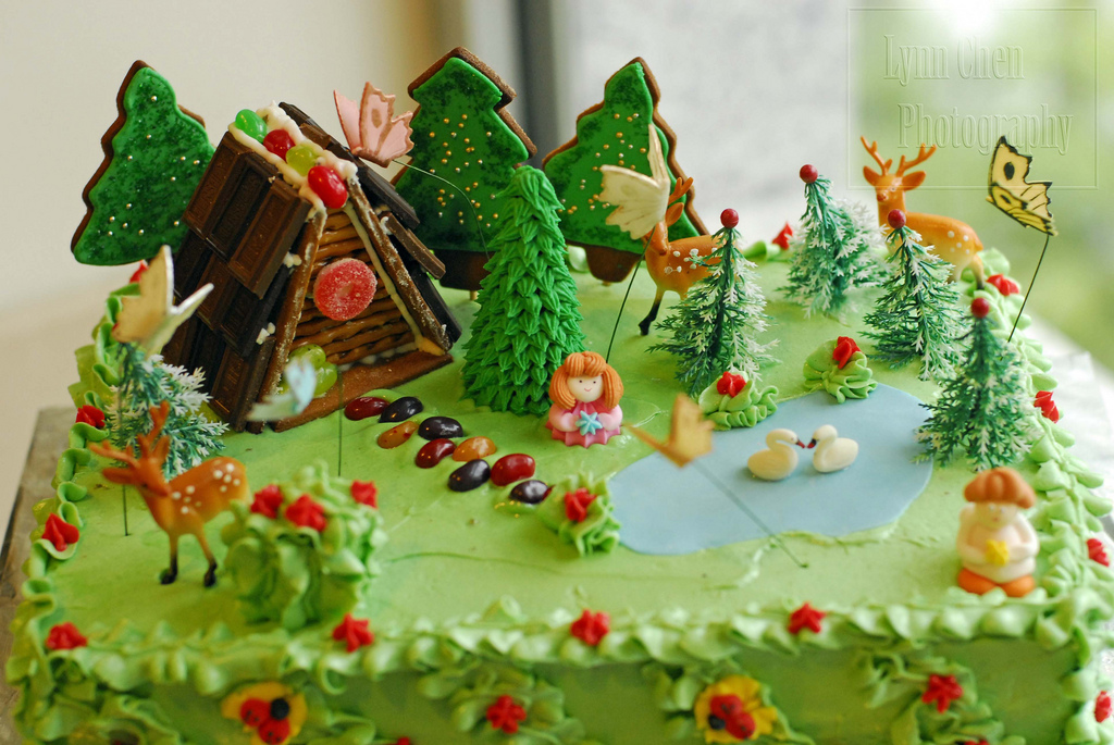 Enchanted Forest Birthday Cake