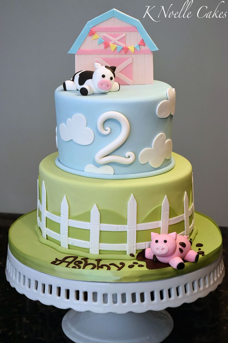 Farm Themed Cake