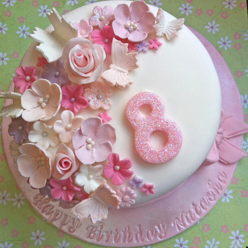 Floral Birthday Cake