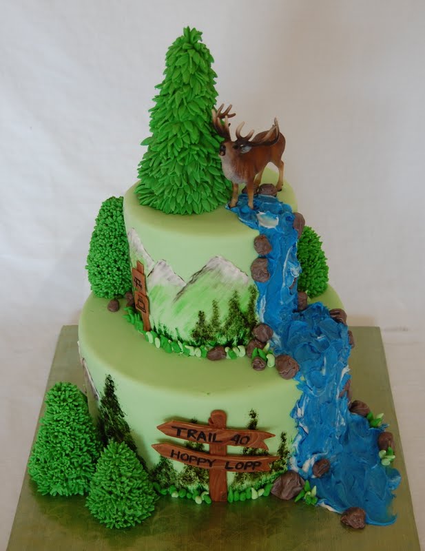 Forest Animal Themed Birthday Cakes