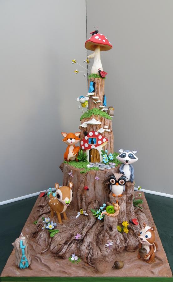 Forest Birthday Cake