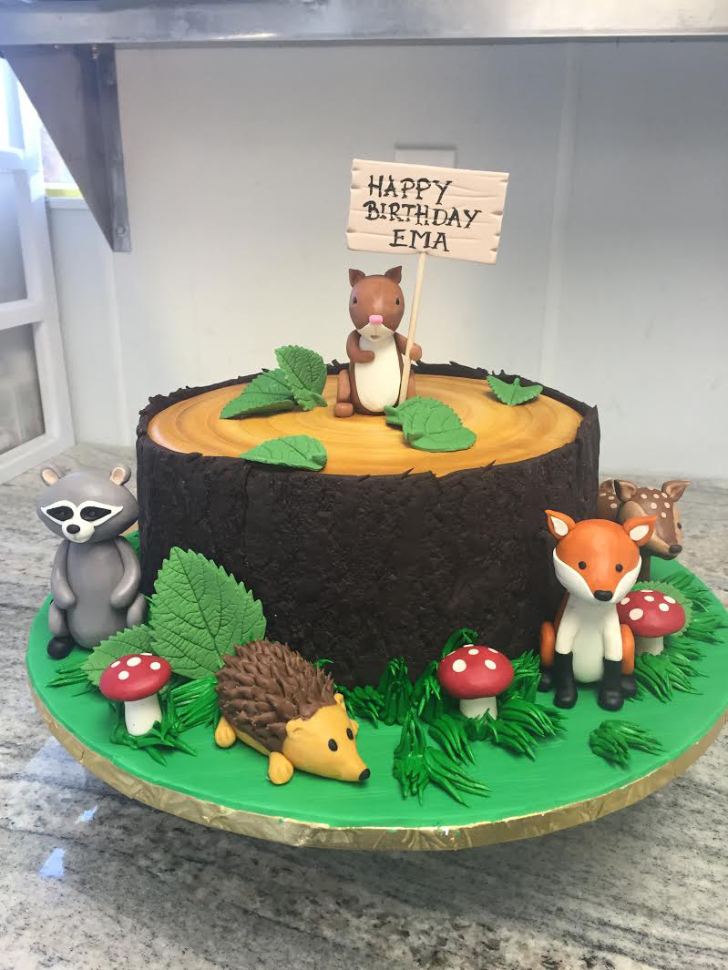 Forest Birthday Cake