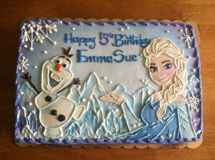 Frozen Sheet Cake