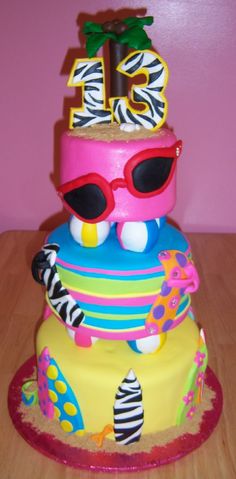 Girls 13th Birthday Cake Ideas