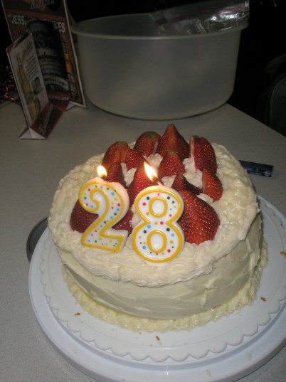 Happy 28th Birthday Cake